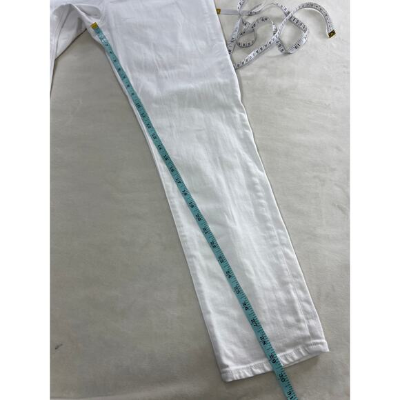AG Adriano Goldschmied The Prima Cigarette Leg Jean in White size 30 / 10 - Picture 6 of 6